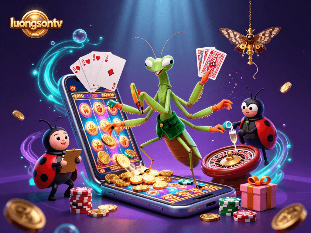Engage in thrilling games at luongsontv with exciting slots and vibrant casino elements.