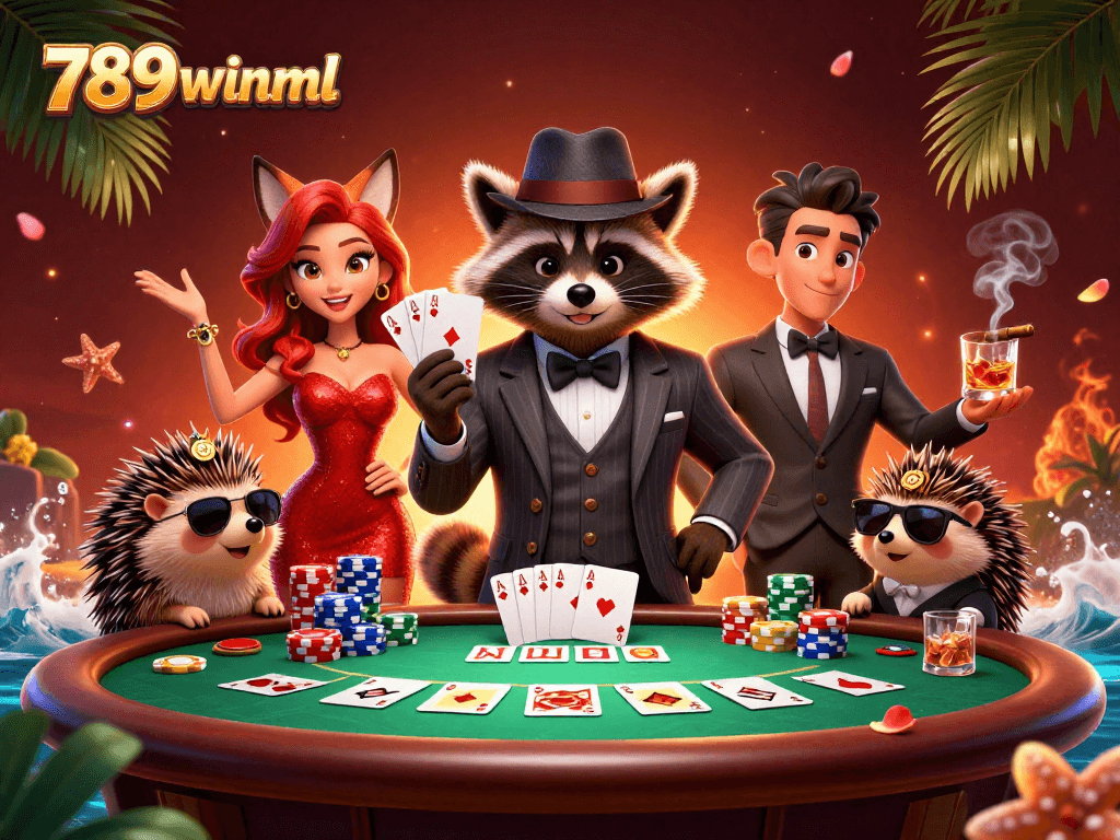 Engage with the excitement of 789winml while exploring a vibrant Poker scene with charismatic characters.