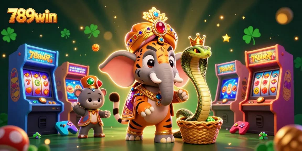Experience the thrilling world of gambling with 789win's vibrant casino adventure illustration.