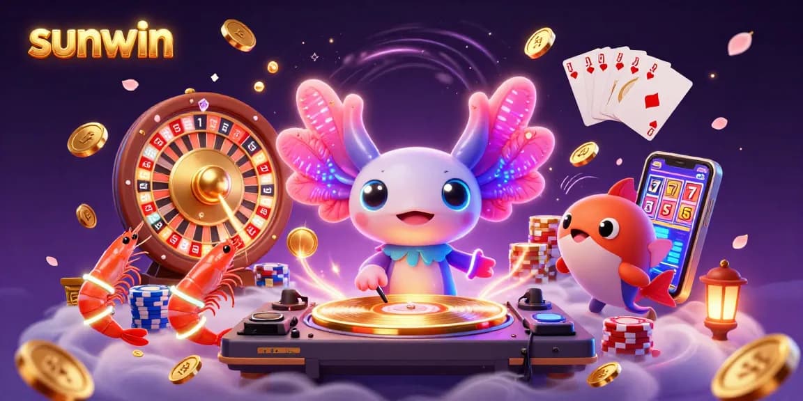 Experience exciting gameplay at sunwin with a vibrant 3D casino scene filled with dynamic characters and exhilarating action.
