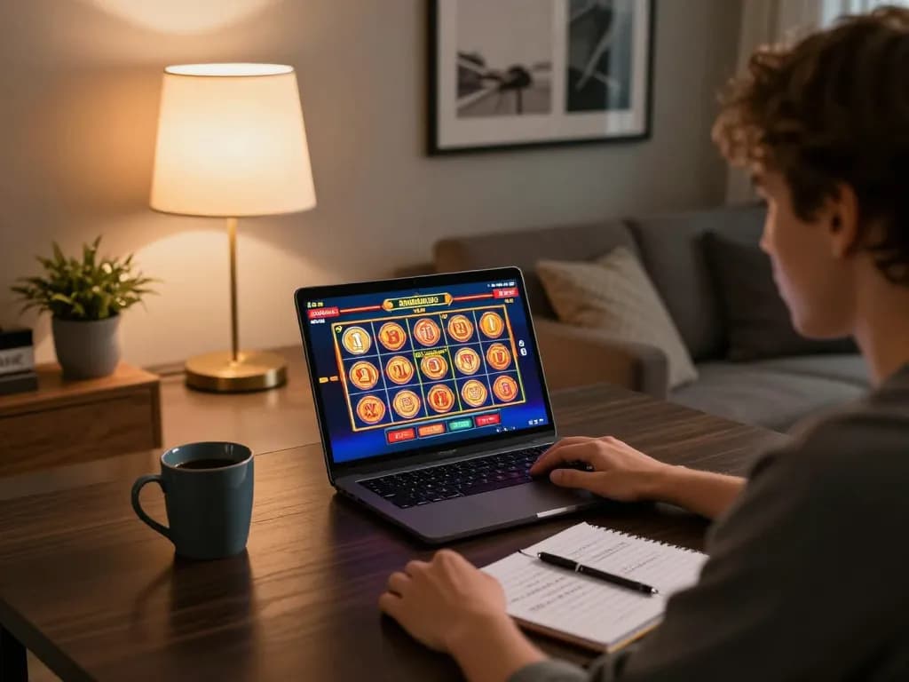 Gameplay on Trang chủ LLwin online casino platform showing player engaging with exciting slot games
