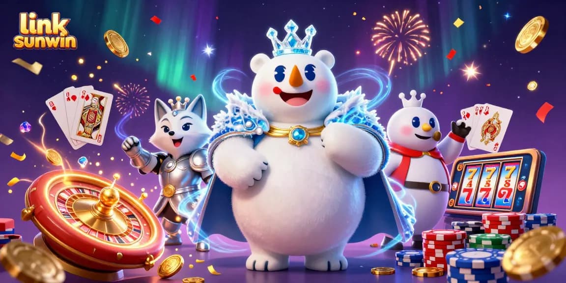 Experience thrilling fun at the link sunwin casino with colorful gaming elements and a festive atmosphere.