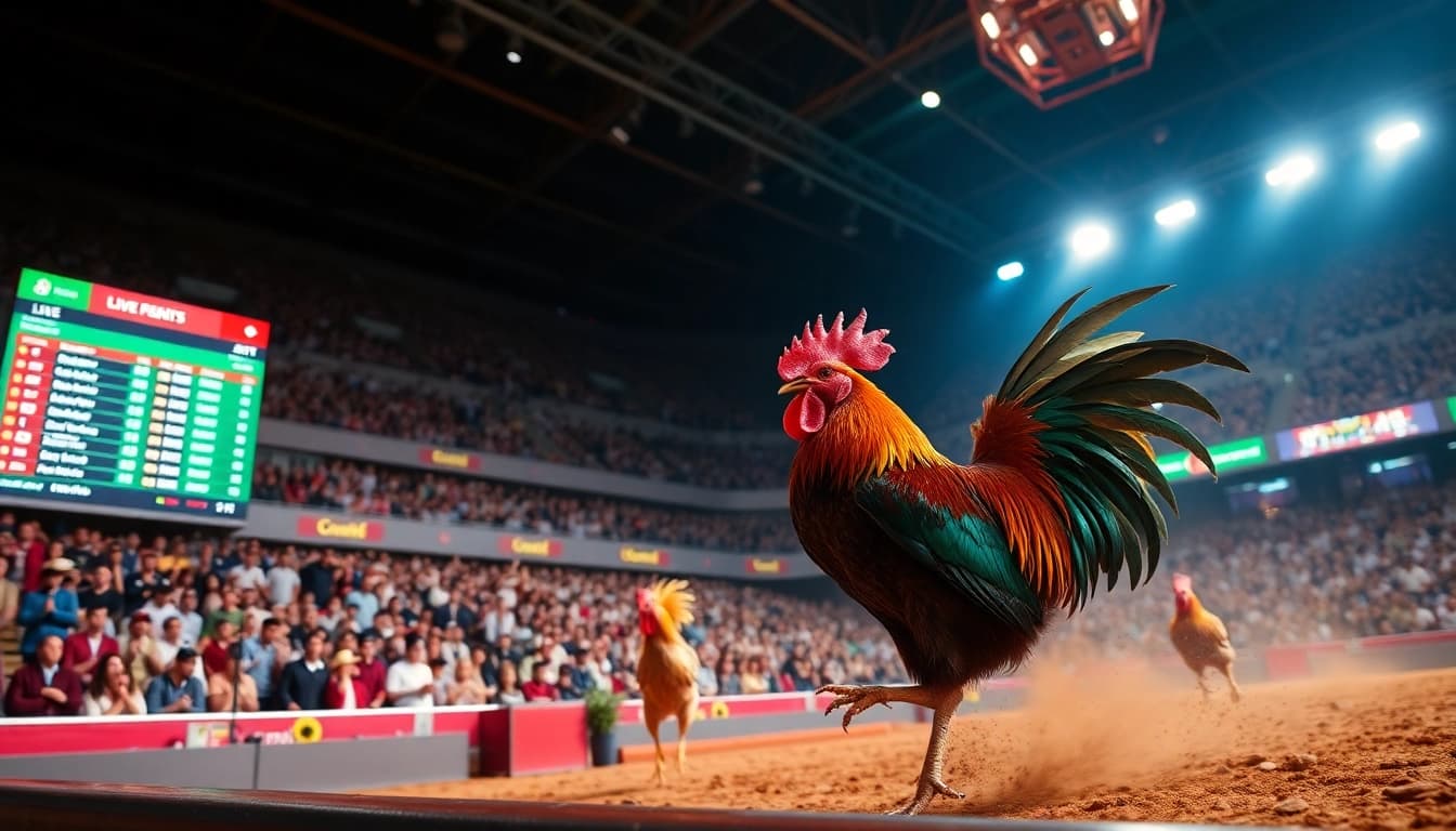 Experience đá gà trực tiếp with thrilling live betting options and exciting rooster fights.