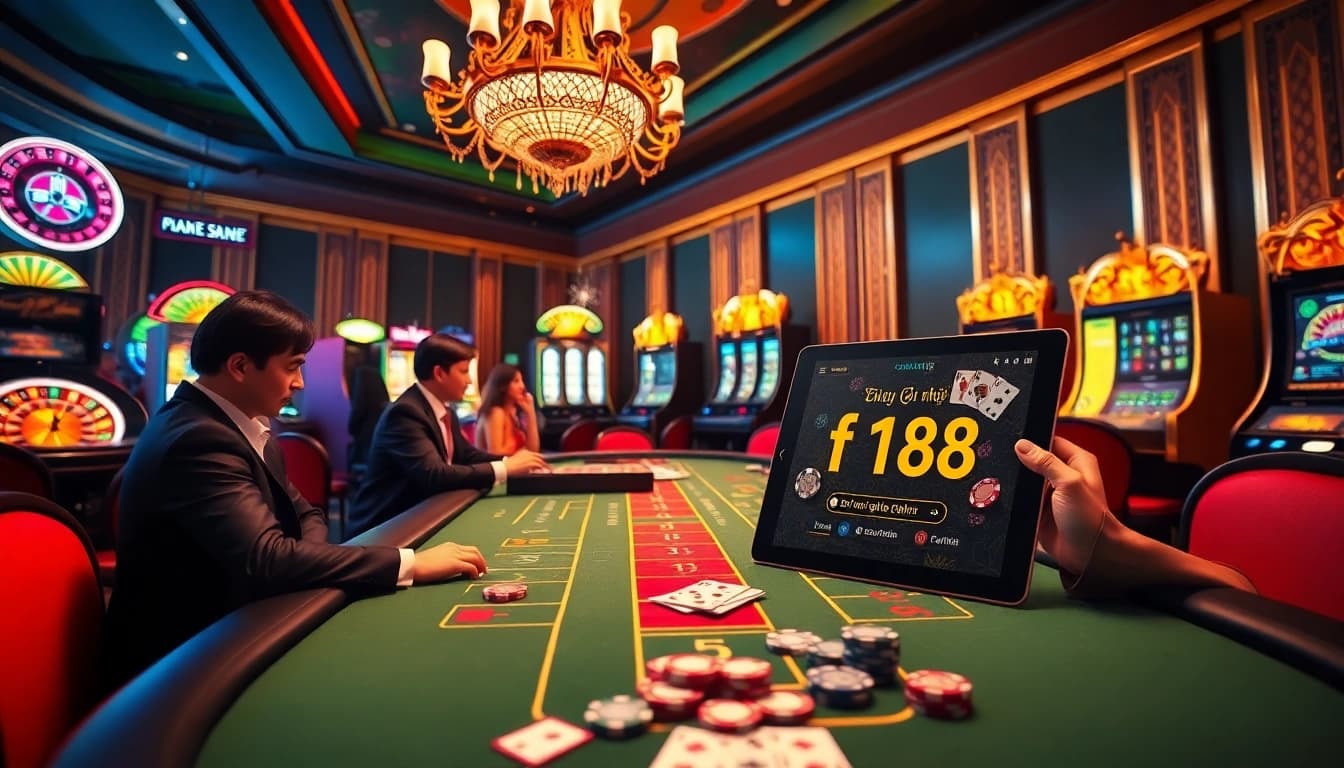 Experience thrilling gambling action with the latest Link mới nhất f168, featuring vibrant casino tables and exciting gameplay.