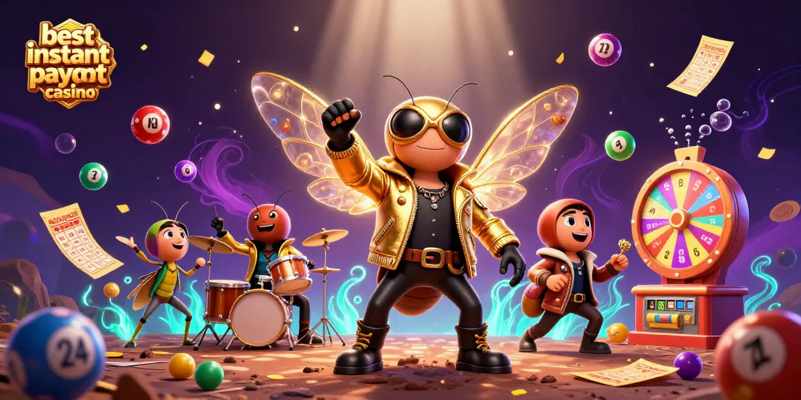 Experience excitement at the best instant payout casino with lively characters and vibrant gameplay elements.