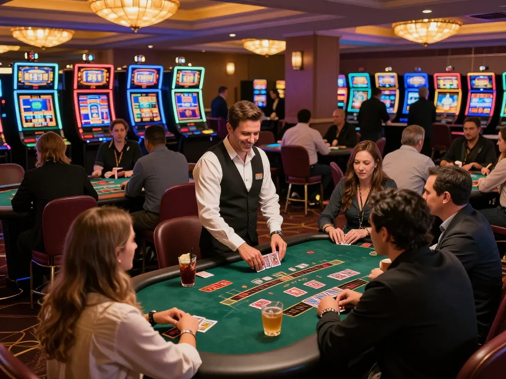 Players engaging in dynamic blackjack gameplay at 789betviet casino, showcasing strategy and excitement.