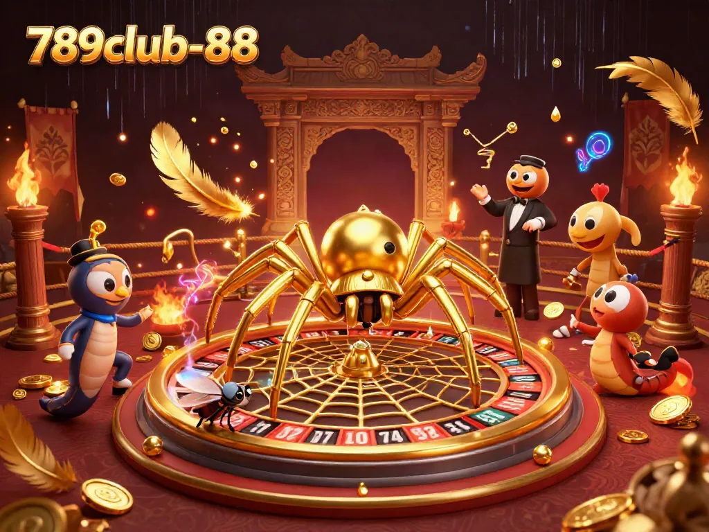 Experience thrilling bets with 789club-88 in this richly detailed casino scene.