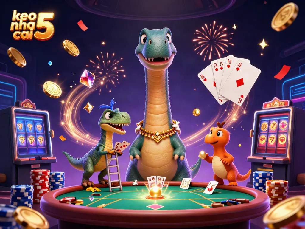 Engage with keo nha cai 5 at a vibrant online casino featuring dynamic characters and game elements.