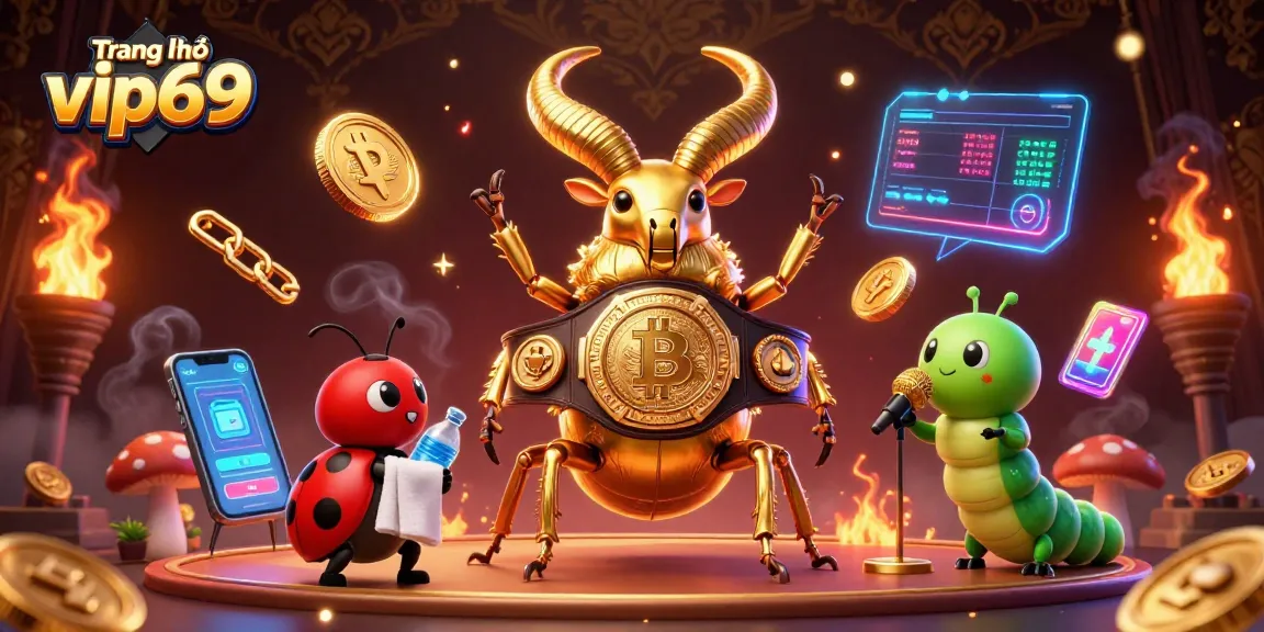 Engage with Trang chủ vip69 in this vibrant 3D illustration showcasing thrilling casino experiences.