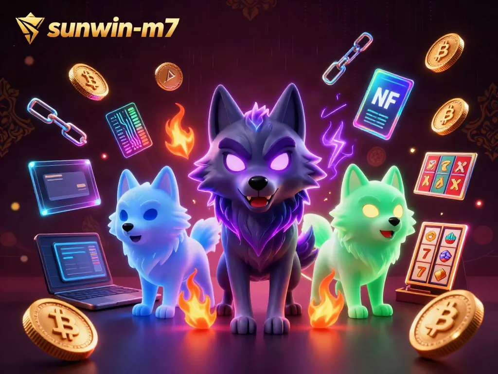 Experience thrilling gameplay with sunwin-m7's exciting slot reels and ghostly wolf characters.