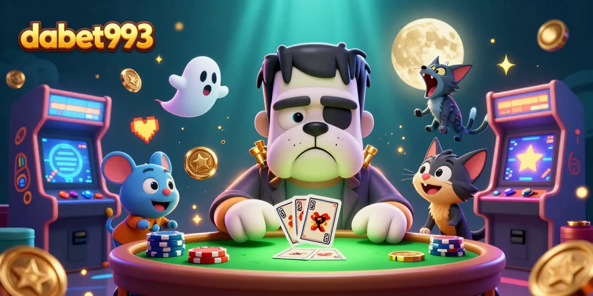 Explore thrilling games at dabet993 featuring a lively 3D casino scene with captivating characters and vibrant elements.