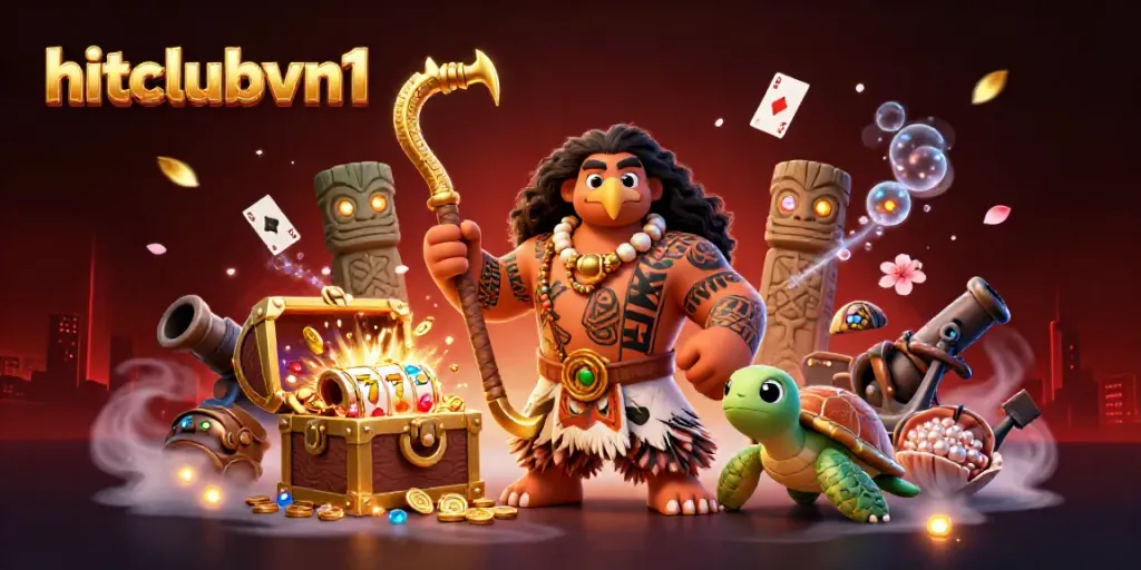 Experience thrilling gameplay at hitclubvn1 with an enchanting demigod and treasure-filled slots.