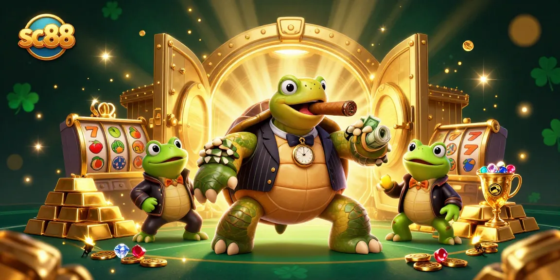 Engage in thrilling gameplay at sc88 with a vibrant 3D casino scene showcasing casino riches.