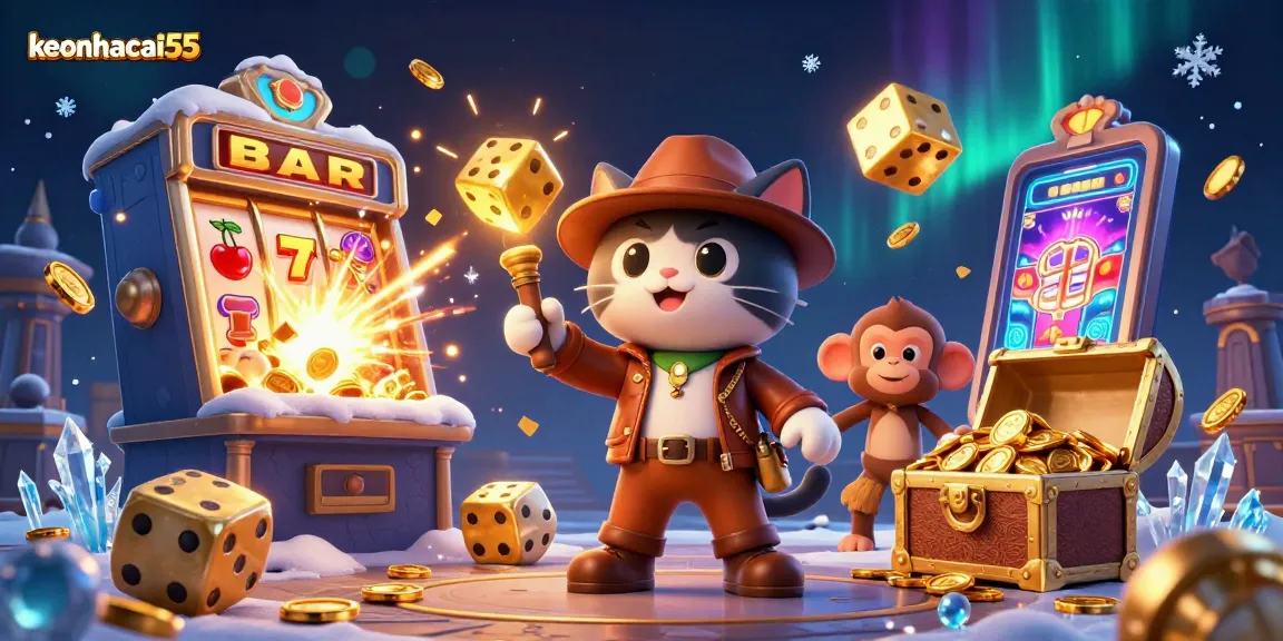 Engage in thrilling gaming action with keonhacai55's interactive casino adventures.